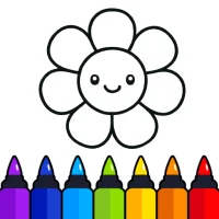 Coloring games for kids: 2-5 y
